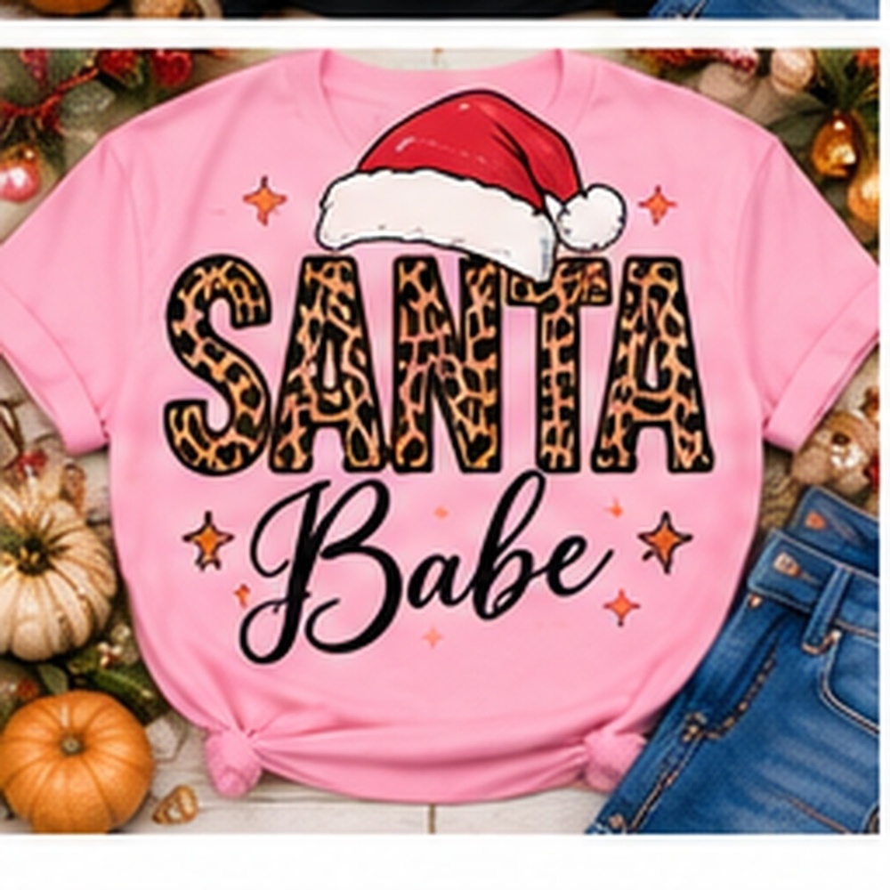 Santa Babe Gildan Graphic Tee